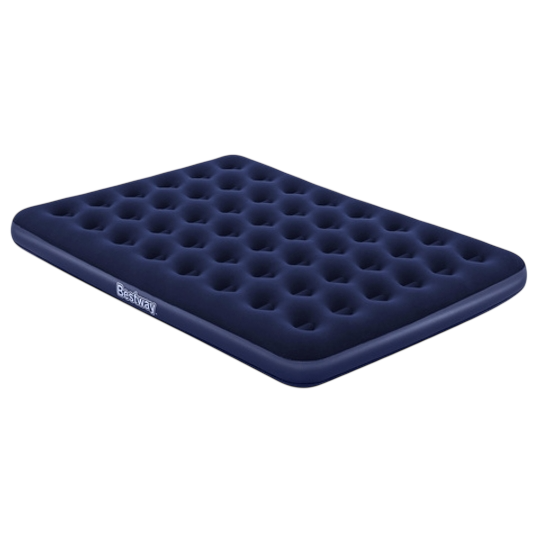 Bestway Air Mattress — Double Size Soft Top Flocked Inflatable Bed