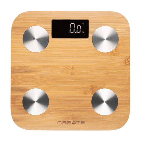 CREATE Balance Body Bamboo — Smart Digital Body Scale