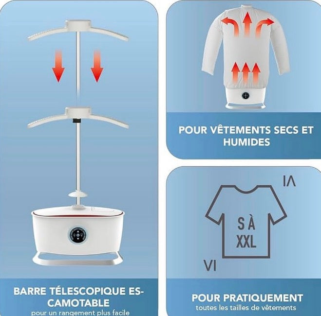 Cleanmaxx Automatic Shirt Ironing System Pro