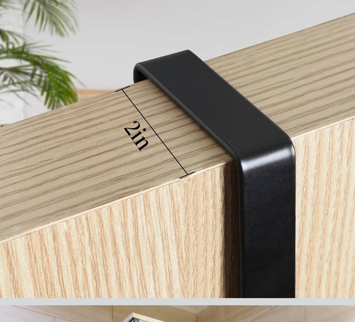 FLE Over The Door Towel Rack, Door Towel Bar, Black