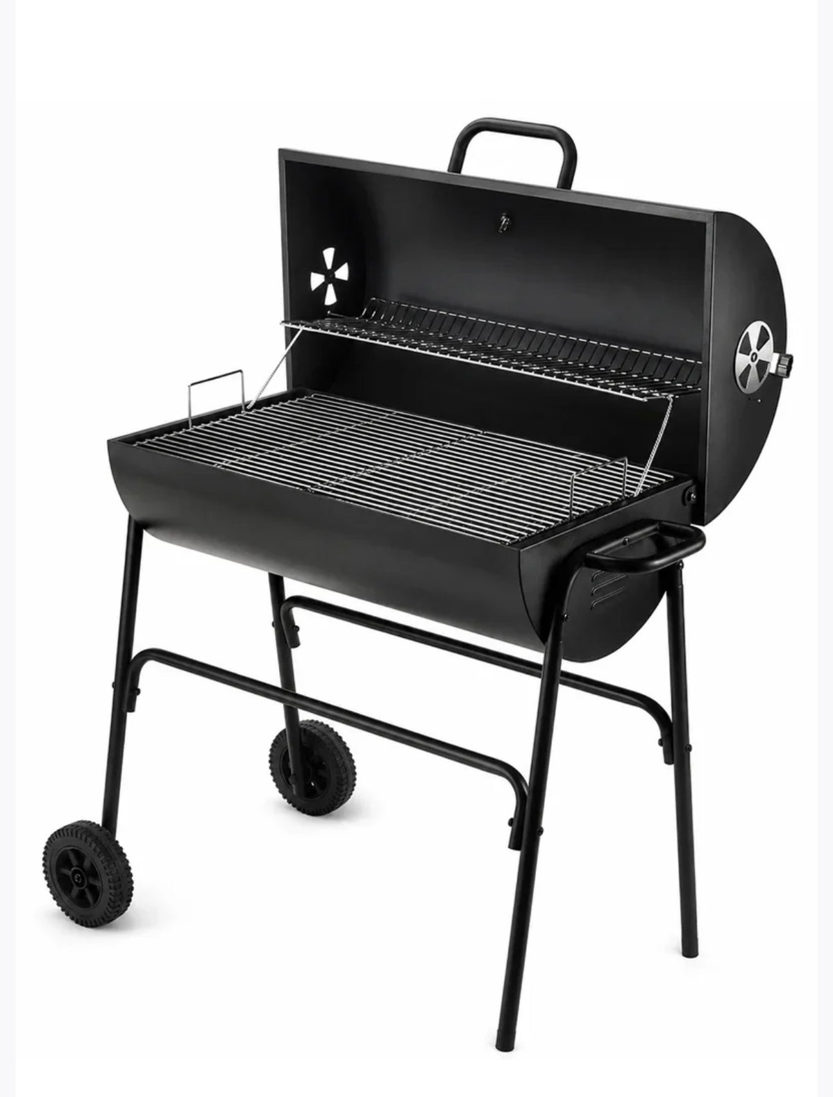 Countryside Let's BBQ Barrel Charcoal Barbecue — with Lid
