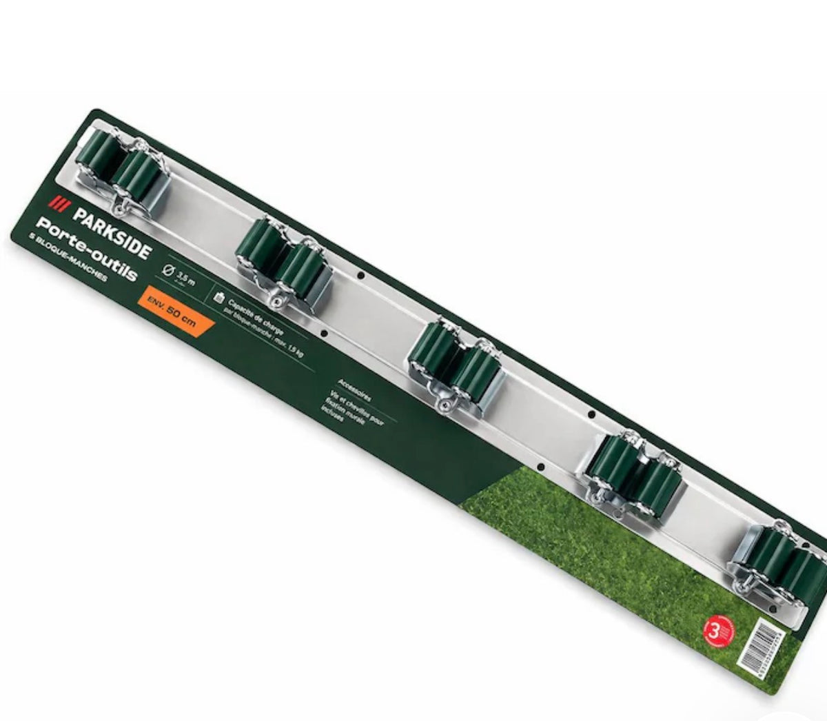 Parkside wall-mounted tool rack