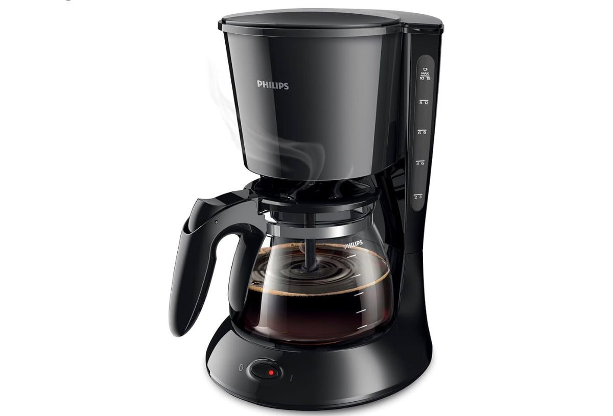 Philips HD7461/20 Daily Filter Coffee Machine, Removable, Swing-Out Filter, Black