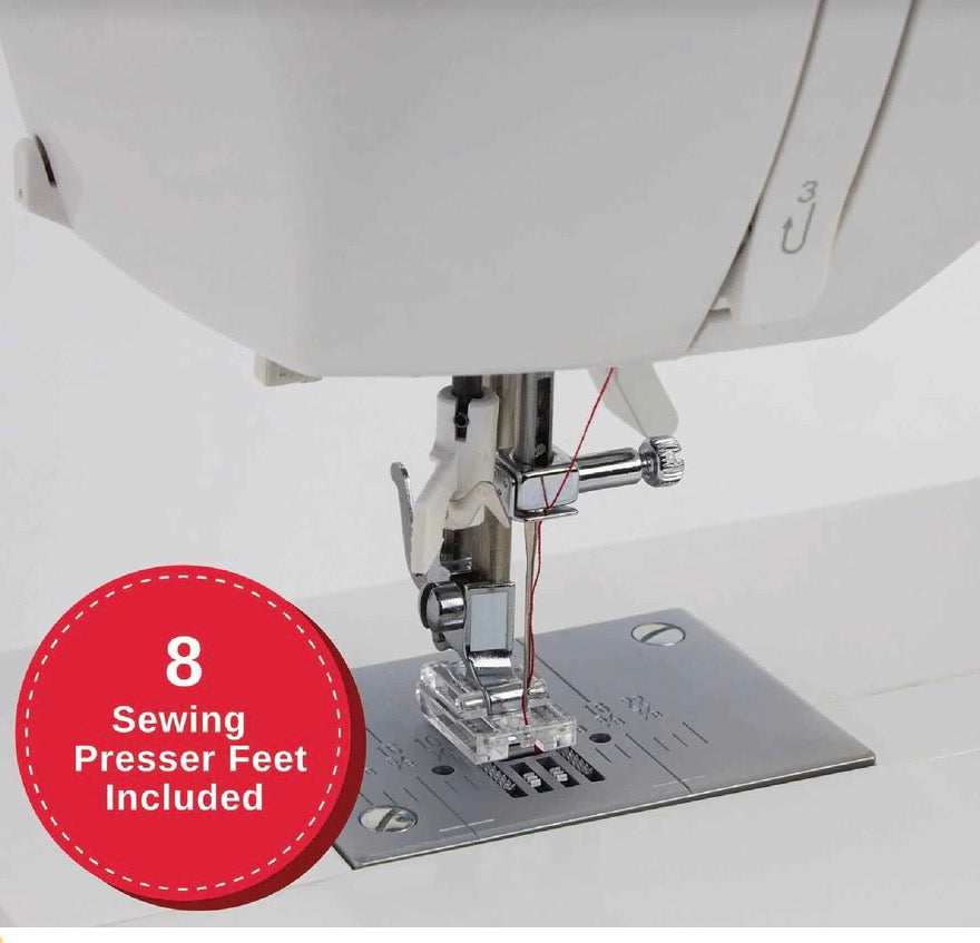 Brand: Singer
Singer 6180 Brilliance Computerized Sewing Machine, 80 Built-In Stitches, Adjustable Stitch Length and Width, 180 Stitch Application, Needle Threader, LCD Screen, Free Arm, and Reverse