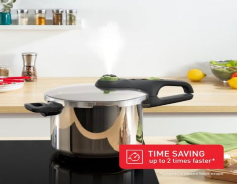 Tefal P2580702 Secure Trendy Pressure Cooker 6 L with Basket