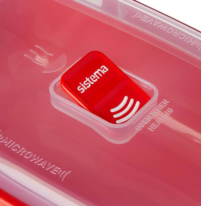 Visit the Sistema Store
Sistema Rectangle Microwave Container | 1.25 L | Food Container with Steam Release Vent | BPA-Free | Red | 1 Count