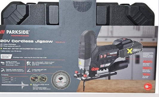 Parkside Performance Cordless Jigsaw — 20V Brushless X 20V Team