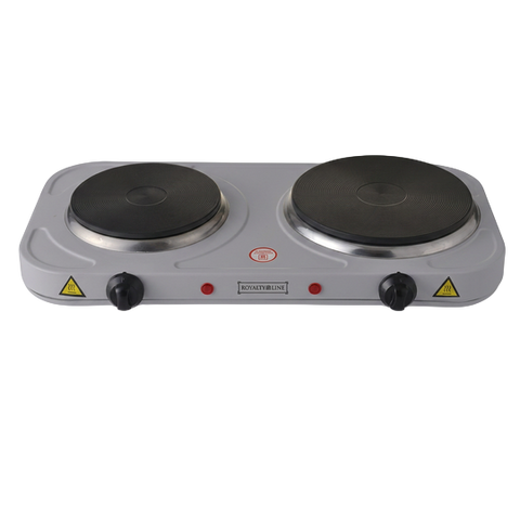 Royalty Line Double Hot Plate — Twin Burner Electric Cooking Plate