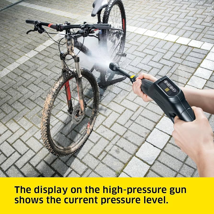 Kärcher K 3 Power Control pressure washer, pressure: max. 120 bar, flow rate: 380 l/h, area coverage: 25 m²/h, water filter, weight: 4.4 kg, high-pressure hose and gun, dirt blaster, spray lance