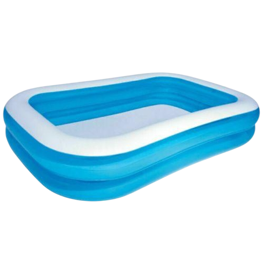 Inflatable Family Paddling Pool — Rectangular Garden Splash Pool