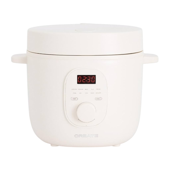 CREATE Rice Cooker Studio 1.2L — with Steamer