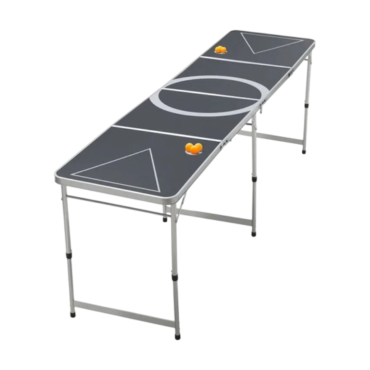 Rocktrail Beer Pong Table — Folding Aluminium Party Game Table
