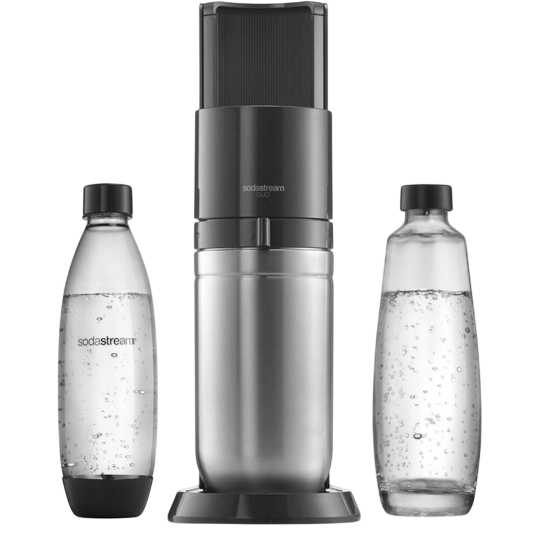 SodaStream DUO Sparkling Water Maker — Compatible with Glass & Plastic Bottles