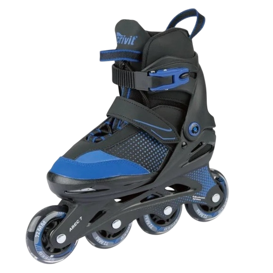 Crivit Inline Skates Set — Adjustable Fitness Skates with Carry Bag