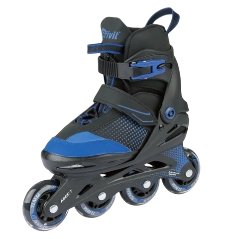 Crivit Inline Skates Set — Adjustable Fitness Skates with Carry Bag
