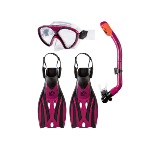 Crivit Diving & Snorkelling Set — Mask, Snorkel & Fins (Size 42–47)