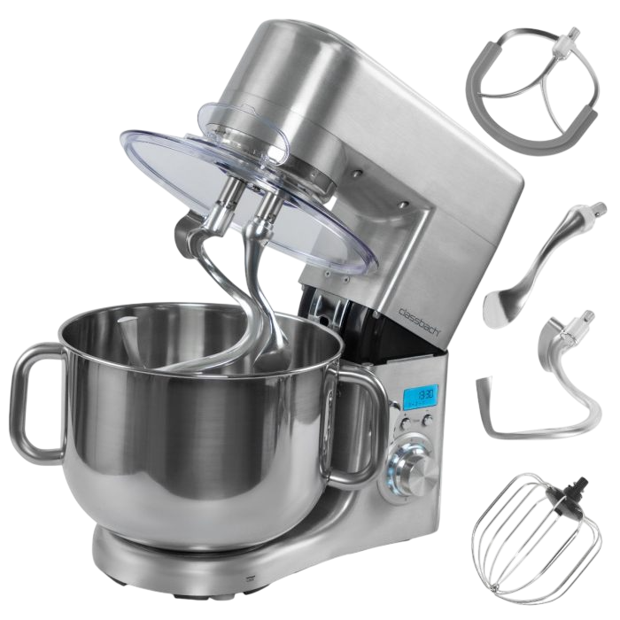 classbach Professional Stand Mixer — 1500 W, XXXL 10 L Stainless Steel Bowl