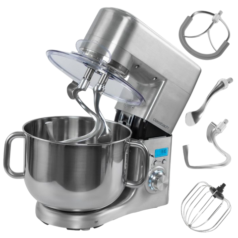classbach Professional Stand Mixer — 1500 W, XXXL 10 L Stainless Steel Bowl
