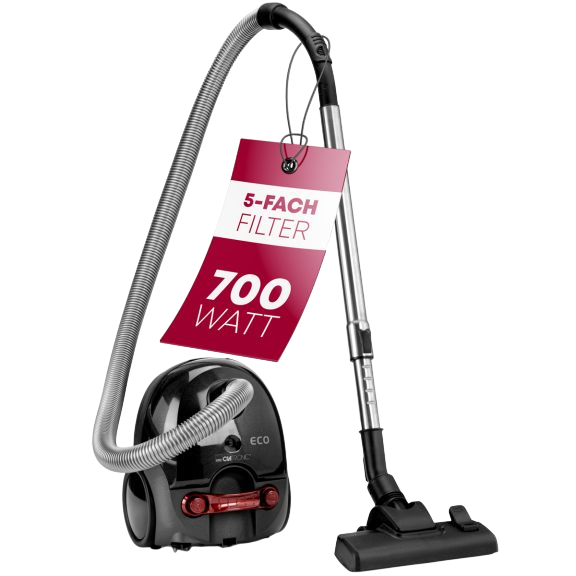 Clatronic Floor Vacuum Cleaner — Bagged Cylinder Vacuum