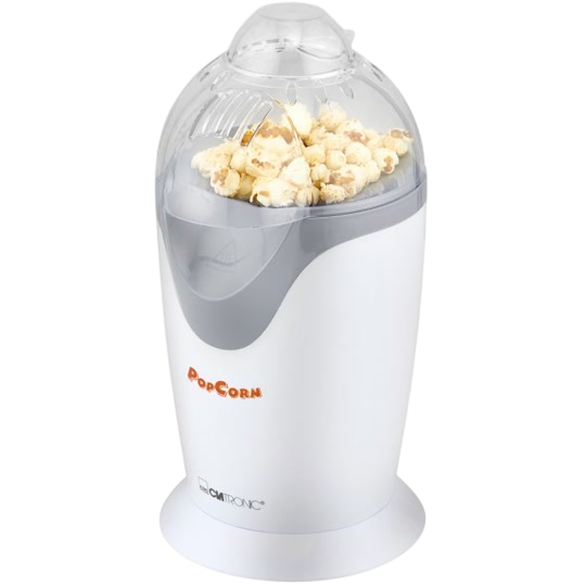 Clatronic Popcorn Maker — Hot Air Popcorn Machine, Oil-Free
