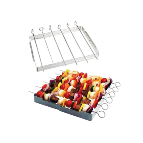 Grill Meister Barbecue Skewers (7-Piece Set with Frame)
