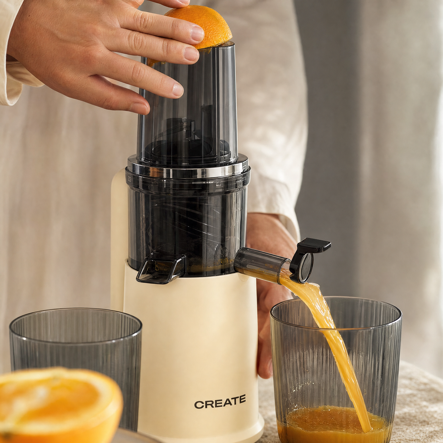 CREATE Slow Mini — Slow Juicer & Extraction Blender