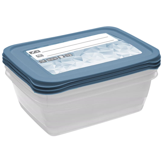 Keeeper Mia Magic Ice Food Containers 3 × 1.25 L