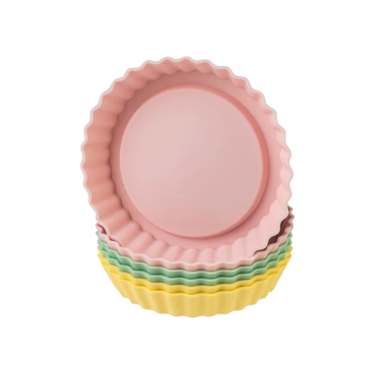 Livarno Silicone Tartlet Moulds — 6-Piece Set