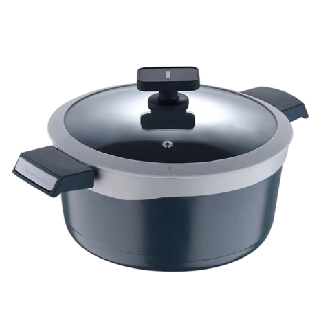 MasterPRO Forged Aluminium Casserole with Glass Lid — Ø20 cm, 2.0 L