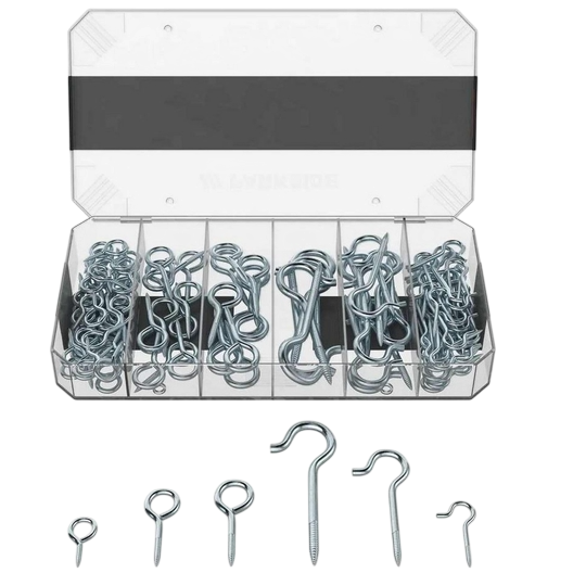 Parkside 151 - Piece Metal Hooks Assortment