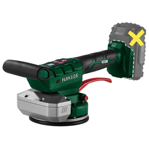 Parkside Cordless Flap Disc Sander — 20V X 20V Team