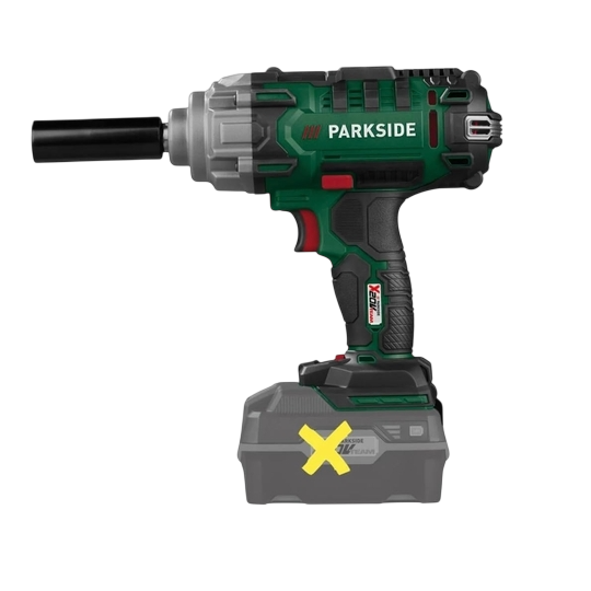 Parkside Cordless Automotive Impact Wrench — 20V X 20V Team