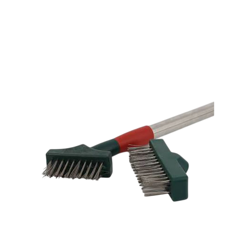PARKSIDE Weed Brush Set — Telescopic Handle 92–142 cm with 2 Wire Brush Heads for Paths and Joints