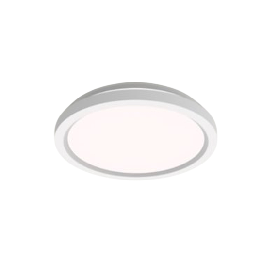 Philips Twirly LED Ceiling Light — 12 W, EyeComfort, Warm White, White Finish