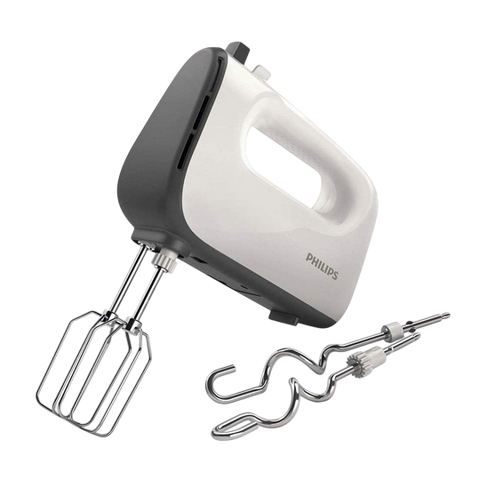 Philips Hand Mixer 5000 Series — 450 W with SeamlessMix Beaters & Dough Hooks