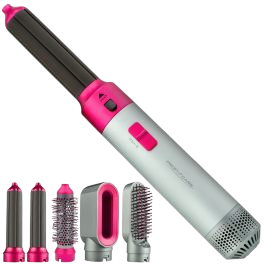 ProfiCare Warmluft-Lockenbürste — 4-in-1 Multi Hairstyler, 1000 W with Organiser