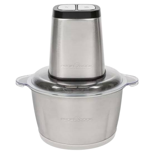 ProfiCook Multi Chopper — 2-in-1 Chopper & Ice Crusher, 1.7 L Stainless Steel Bowl