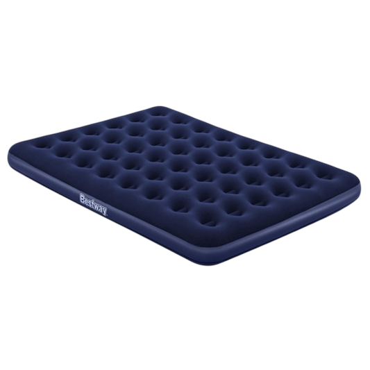 Bestway Air Mattress — Double Size Soft Top Flocked Inflatable Bed