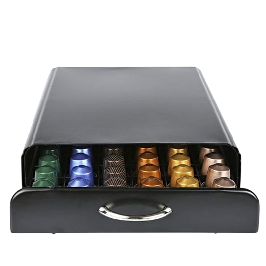 Ernesto Coffee Capsule Storage Box – Holds Up to 50 Nespresso Capsules