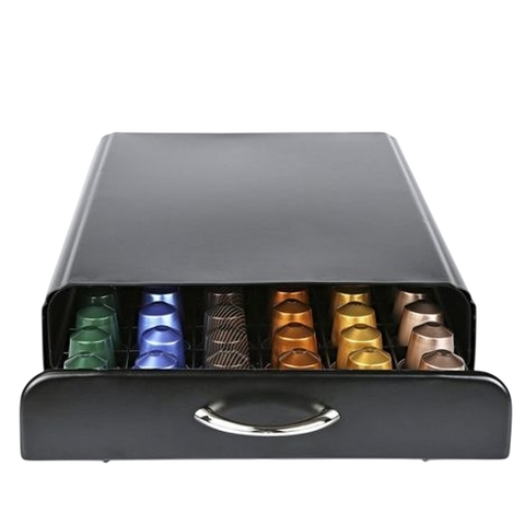 Ernesto Coffee Capsule Storage Box – Holds Up to 50 Nespresso Capsules
