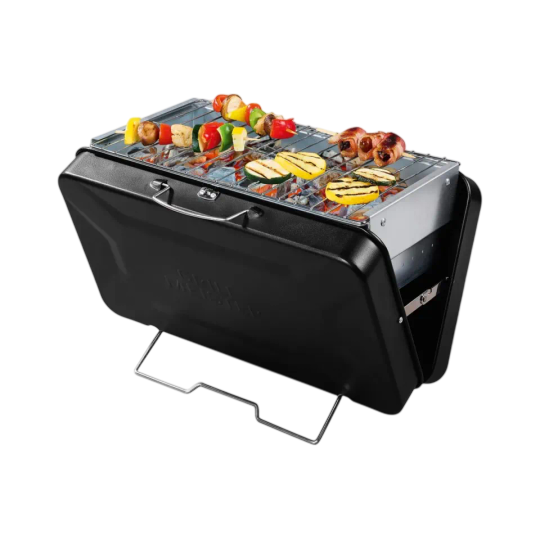 Grill Meister Foldable Barbecue — Portable Charcoal Grill