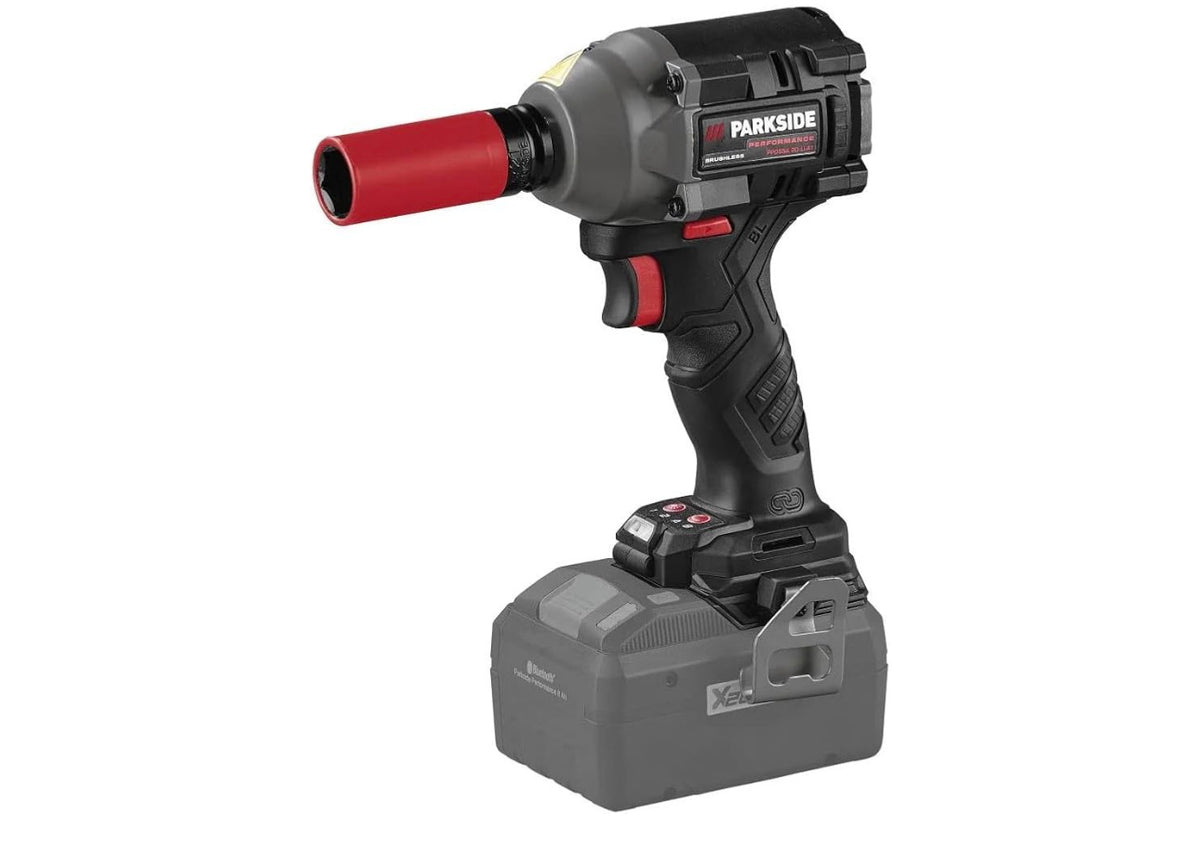 Parkside Performance PPDSSA 20 Cordless Impact Driver 20-Li, 20 V with Case and 3 Steel Sockets+
