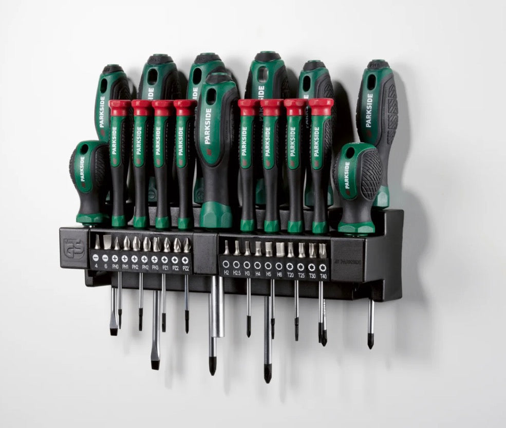 PARKSIDE®
Screwdriver and bit set, 37 pieces