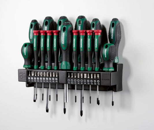 PARKSIDE®
Screwdriver and bit set, 37 pieces