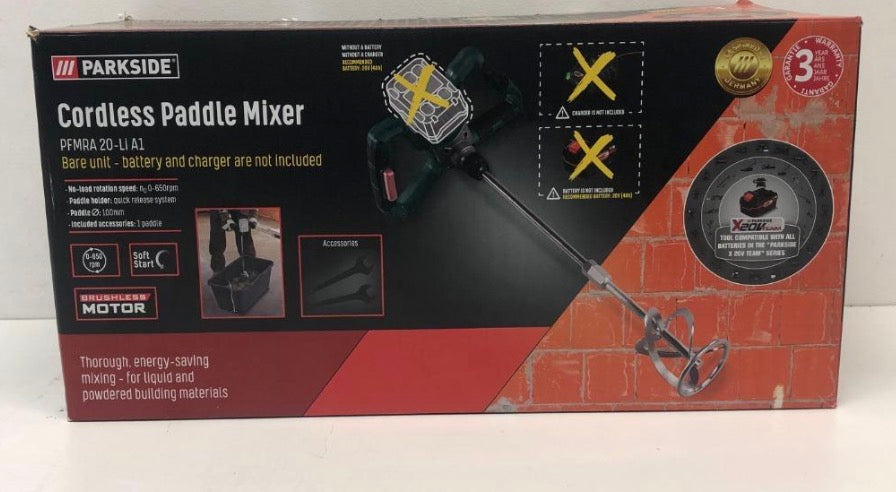 Parkside Cordless Paddle Mixer PFMRA 20-Li B2
