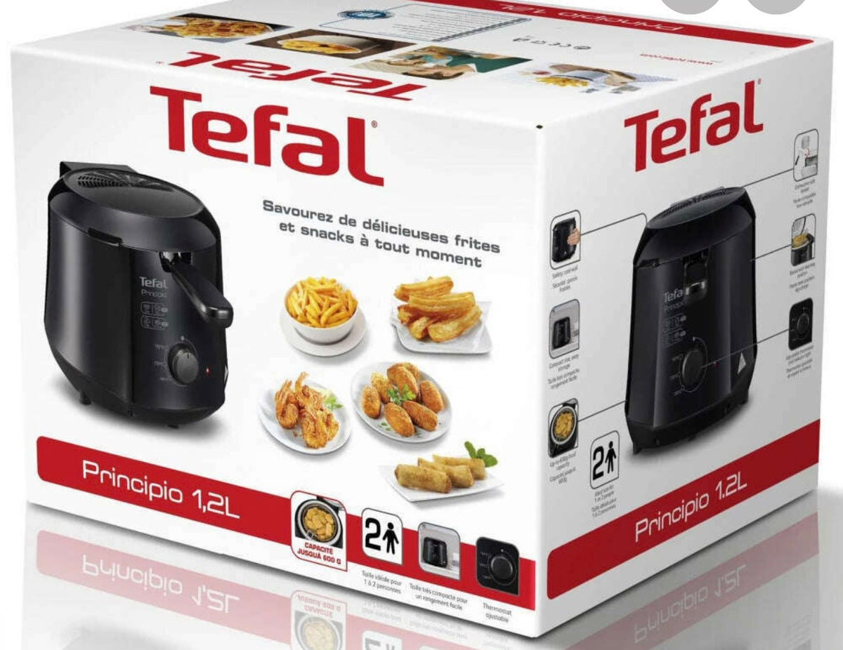 Tefal Principio Deep Fryer 1.2L — Compact Mini Deep Fat Fryer