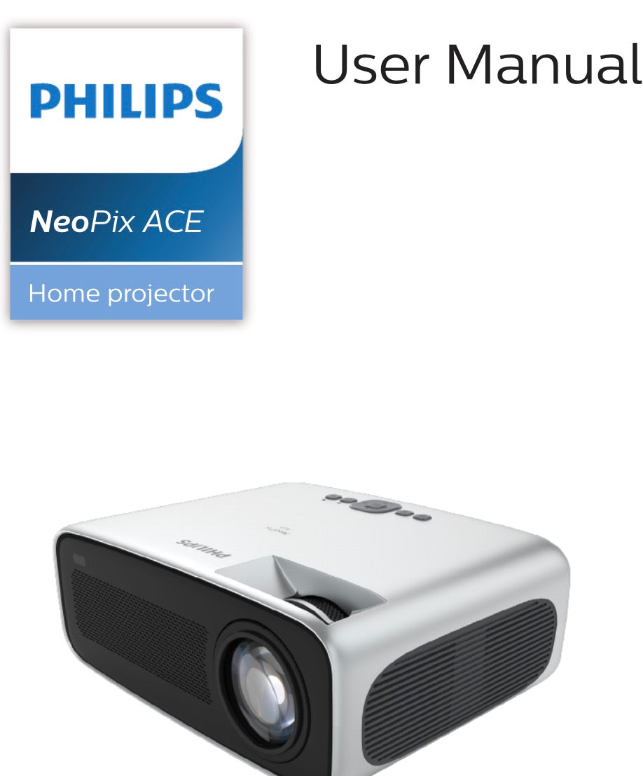 Manual Philips NPX647 NeoPix ACE Projector