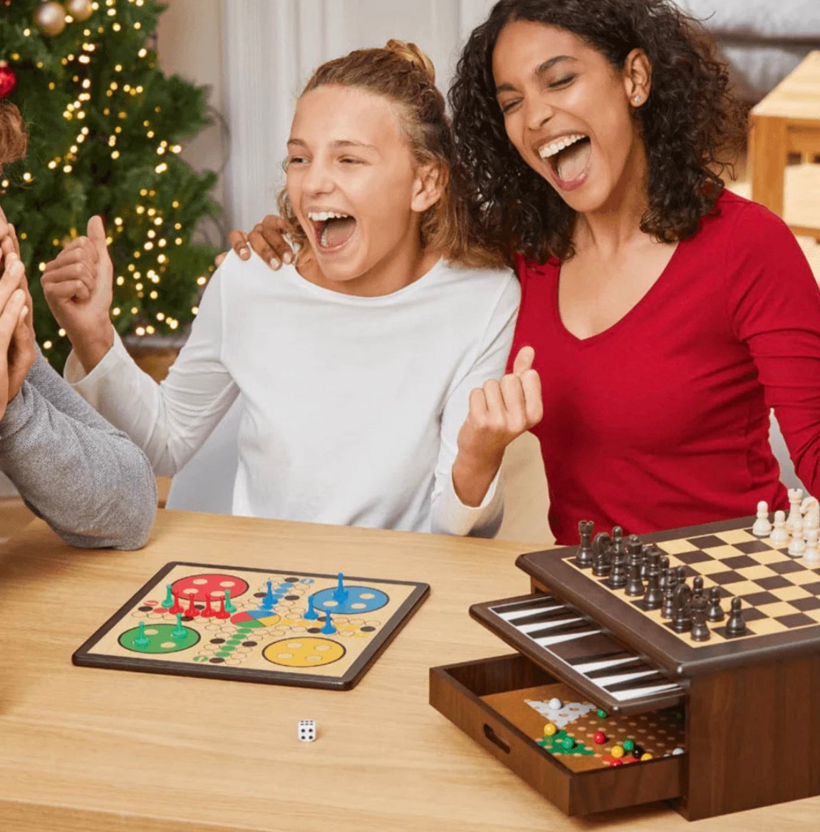 Lupilu New, boxed 10-in-1 wooden game box