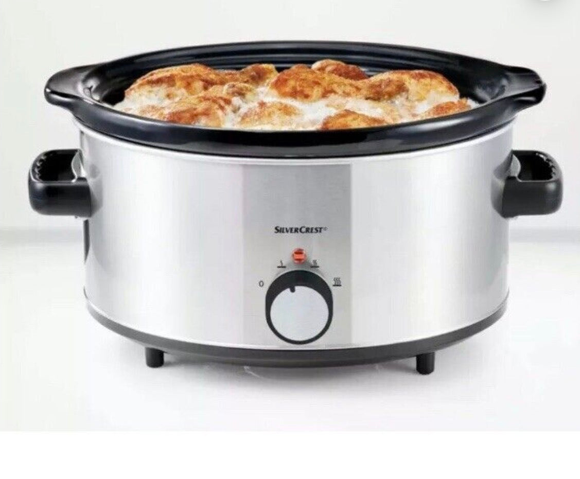 SILVERCREST KITCHEN TOOLS Mijoteuse Électrique — 3.5 L Slow Cooker, 3 Heat Settings, 170–200 W