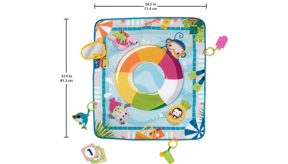 Brand: FISHER-PRICE BABY
Fisher-Price GRR44 - Plitsch-Platsch Explorer Play Blanket, Baby Play Blanket with Toy, for Newborns